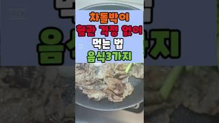 혈관 걱정 없이 먹는 음식3가지 #백세레시피 #건강차돌박이