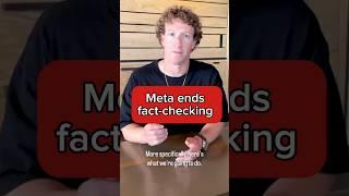 Meta ends fact-checking