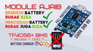 PALING LAKU MODULE CHARGER AJAIB INI TERLALU SAKTI: REVIEW TP4056 MODULE CHARGER WITH PROTECTTION