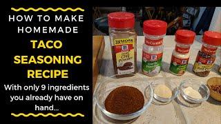 How to Make Taco Seasoning at Home