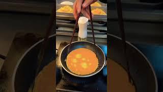 Tornado omelette ASMR #asmrea #cookingshow #asmrcooking  #oddlysatisfying #eggomellete