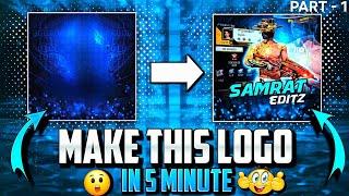 How To Make Creative Gaming Logo In Ps Cc Mobile | Stylish Logo Kaisa Thumbnail Kaise Banaye | P1