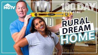 Rural Dream Home Build for Engaged Police Officers | 100 Day Dream Home | HGTV