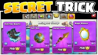 How to Buy ANY EQUIPMENT with League Medals in Clash of Clans | Secret Trick Explained