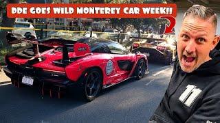 DDE TAKE OVER MONTEREY CAR WEEK.!!(BLOCK PARTY!)COPS VS SUPERCARS INSANE HYPERCARS GO WILD!