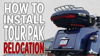 DK Custom Installation Video of a 2014 & Up Harley Tour-Pak Relocation