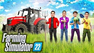 ҚЫСҚАСЫН АЙТҚАНДА, БІЗ ФЕРМАҒА ЖҰМЫСҚА ОРНАЛАСТЫҚ! Farming Simulator 22