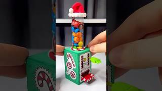 DIY Working Grinch Candy Machine with Paper | Paper Craft Ideas #shorts #papercraft