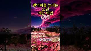 면역력을 높이는 노년 식단 비법 3가지#면역력강화 #노년식단 #건강한삶 #비타민C #발효식품