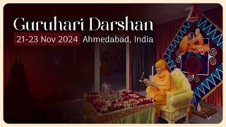 Guruhari Darshan, 21-23 Nov 2024, Ahmedabad, India