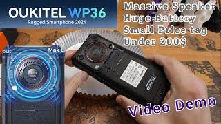 OUKITEL WP36 Rugged Android Smartphone First use and demo by Benson Chik