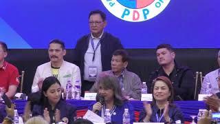 PDP National Assembly 2024, Baste Duterte, Opening Remarks