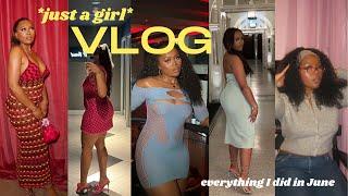 VLOG | JUST A GIRL VLOG | EVERYTHING I DID IN JUNE | SHOPPING WITH ME | BACK OUTSIDE & LOADS MORE