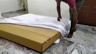 100% Natural Latex/Rubber mattress unboxing | springtek latex mattress