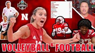 HUSKERS Schedule, Core Player BACK & Portal INTEL! JORDAN LARSON On JOHN COOK & HARPER MURRAY etc...