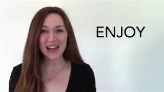 Enjoy | Learn English words every day with Spotlight