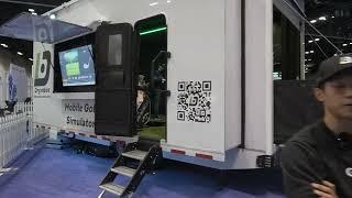 Dryvebox Mobile Golf Simulator at the 2024 PGA Merchandise Show