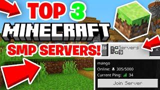 TOP 3 Survival Servers For Minecraft 1.21.62 *SMP* (BEDROCK/JAVA) 2025