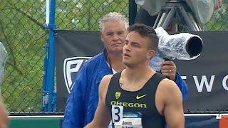 Highlight: Oregon's Devon Allen breaks Pac-12 track & field championship and 2015-16 NCAA record...