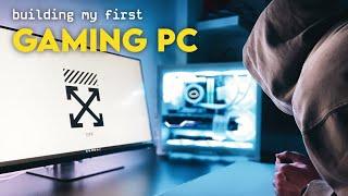 building my first gaming pc | white aesthetic, lian li O11 dynamic mini snow ️