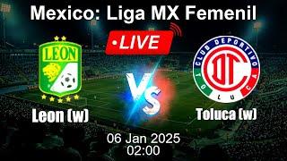  LIVE: Leon (w) vs Toluca (w) - Football Live Score - Mexico Liga MX Femenil