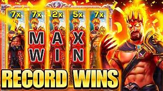 My RECORD WINS On ZEUS vs HADES SLOT!!.. (MAX WIN)