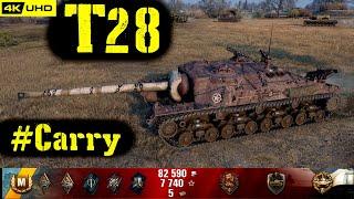 World of Tanks T28 Replay - 5 Kills 7.3K DMG(Patch 1.7.0)