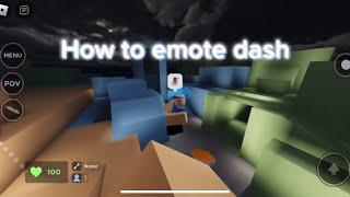 How to emote dash | evade guide | mobile