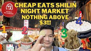 Shilin Night Market Cheap Eats Tour | Michelin Bib Gourmand 2024