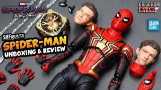 SPIDER-MAN Integrated Suit Final Battle SH Figuarts Bandai Unboxing e Review BR / DiegoHDM