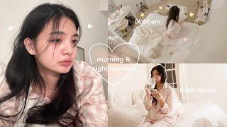 Morning and Night Routines  ˚｡⋆ Uni Student's Full Day of Productivity & Pinterest Produtive Days