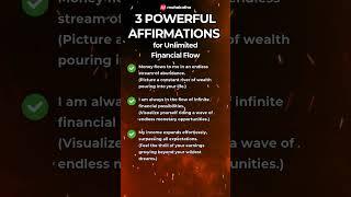 3 Affirmations for Unlimited Financial Flow