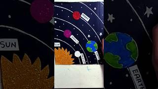 Solar system project, solar system model #trending#viral#ytshorts #shorts #ytshort#short #viralvideo