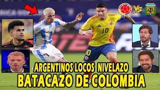 REACCIONO  A BATACAZO DE.COLOMBIA GANA A ARGENTINA Y CALLA PRENSA ARGENTINA