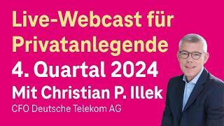 Deutsche Telekom Live-Webcast für Privatanlegende am 6. März 2025