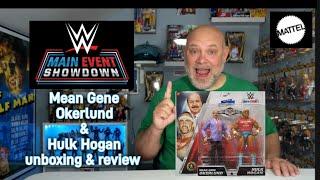 Mattel WWE Main Event Showdown series 19 Hulk Hogan & Mean Gene Okerlund unboxing & review.