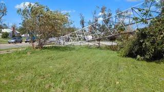 Post Hurricane Helene Footage, Perry And Madison