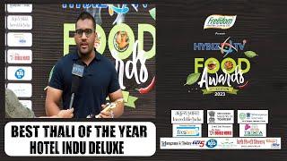 Hotel Indu Deluxe | Best Thali of The Year | Hybiz Food Awards 2023 | Hybiz tv