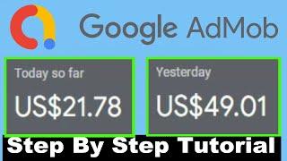 I Made $21.78 Today in 3 steps with AdMob: A Step-by-Step Guide for App Developers | AdMob Tutorial