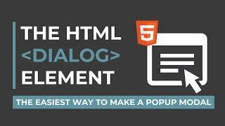 Exploring the HTML Dialog Element