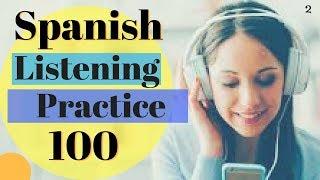 Learn Spanish \\ 100 Common Words In Context Improve Spanish Listening // Audio English/Spanish