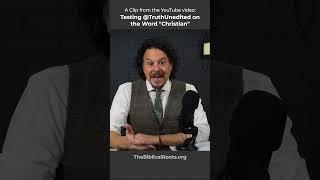 Is "Christian" Really in the Bible?  #apologetics