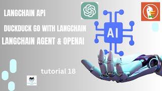 How To Use DuckDuckGo Search With Langchain| Tutorial:18