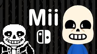 How To Make Sans | Nintendo Switch Mii #17