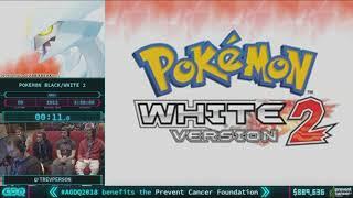 Pokemon Black/White Version 2 by TrevPerson in 3:27:03 - AGDQ 2018 - Part 132