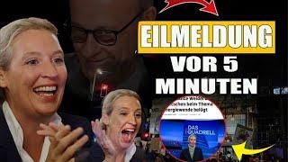 SCHOCK  VOR 5 MINUTEN WEIDEL verändern die deutsche Politik!