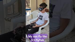 My son fly the 3.5 flyfish