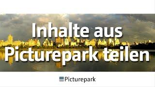 Picturepark DAM: (Digital Asset Management) Inhalte aus Picturepark teilen