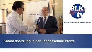 Kabinettssitzung in der Landesschule Pforta