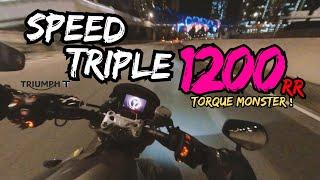 Speed Triple 1200 RR | Night Test Ride | Insta360 X2 [4K]